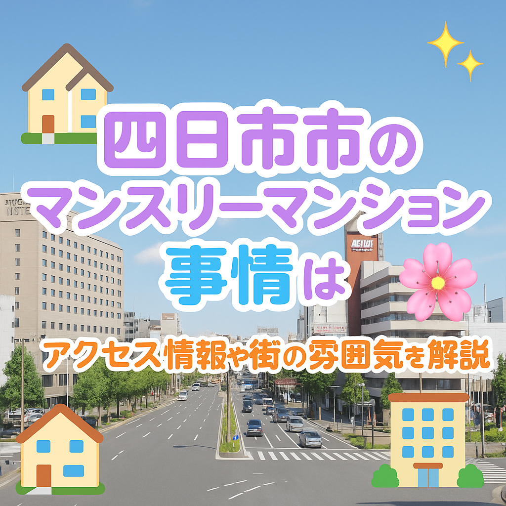 三重県四日市市でマンスリーマンションを探すなら？街の魅力と住みやすさガイド