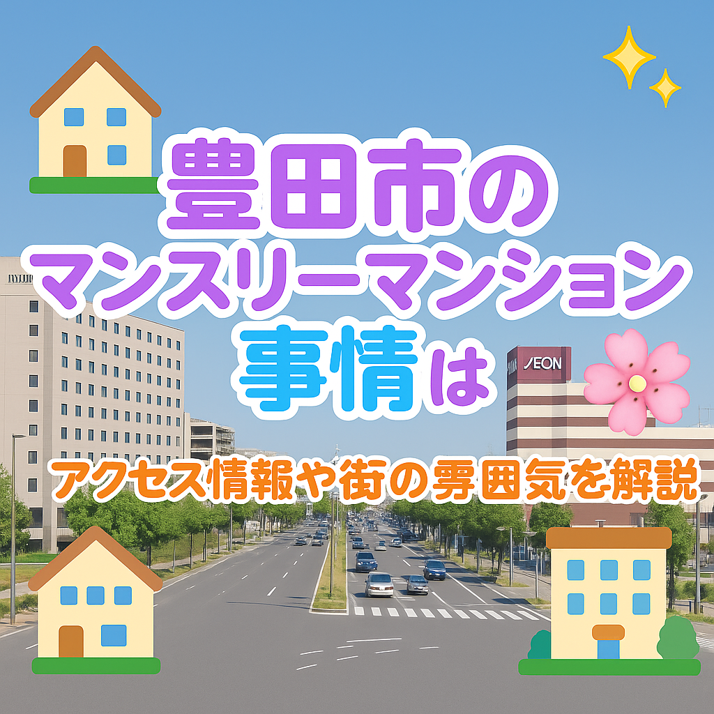 愛知県豊田市でマンスリーマンションを探すなら？街の魅力と暮らしやすさガイド