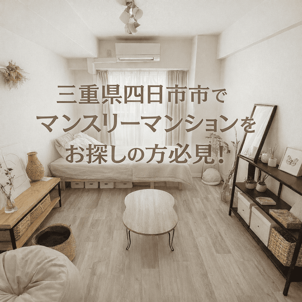 三重県四日市市でマンスリーマンションをお探しの方必見！