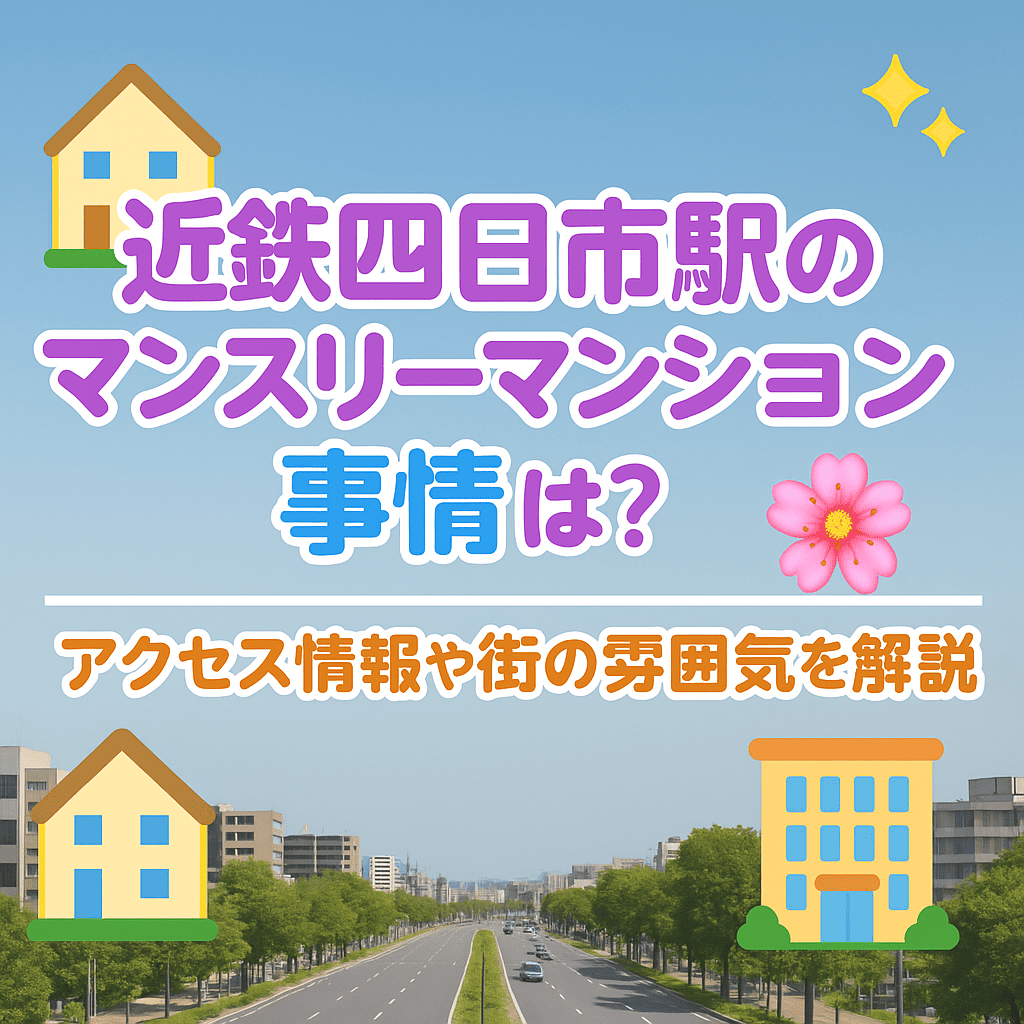 近鉄四日市駅のマンスリーマンション事情は？アクセス情報や街の雰囲気を解説