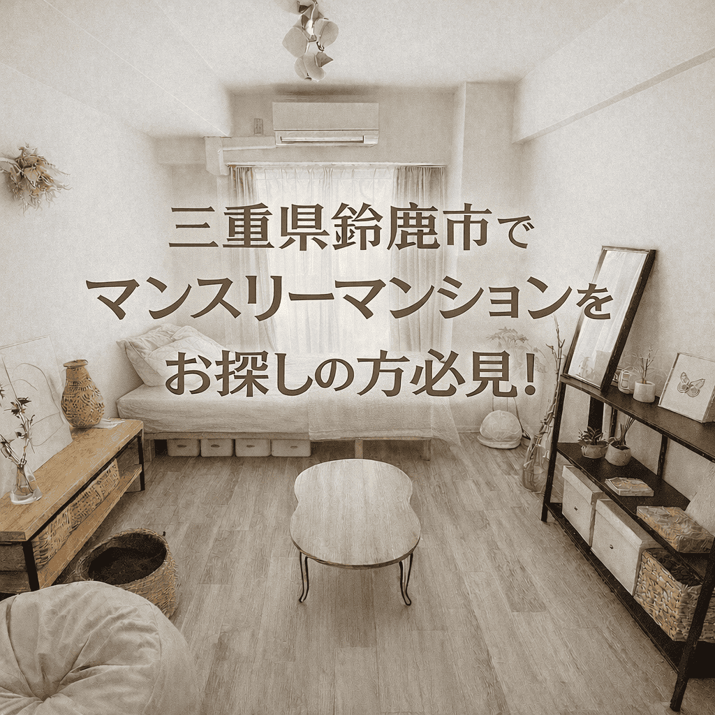 三重県鈴鹿市でマンスリーマンションをお探しの方必見！