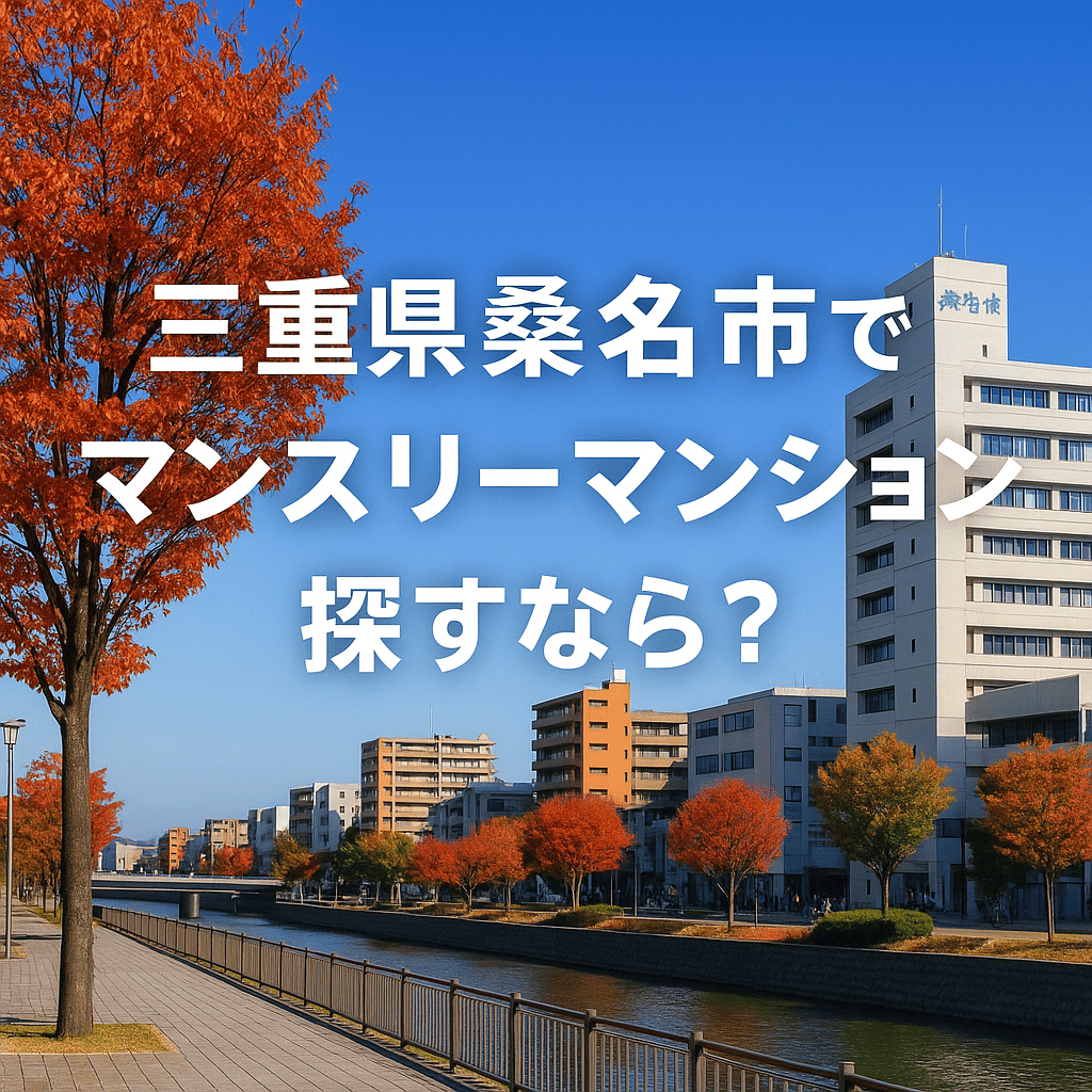 三重県桑名市でマンスリーマンション探すなら？
