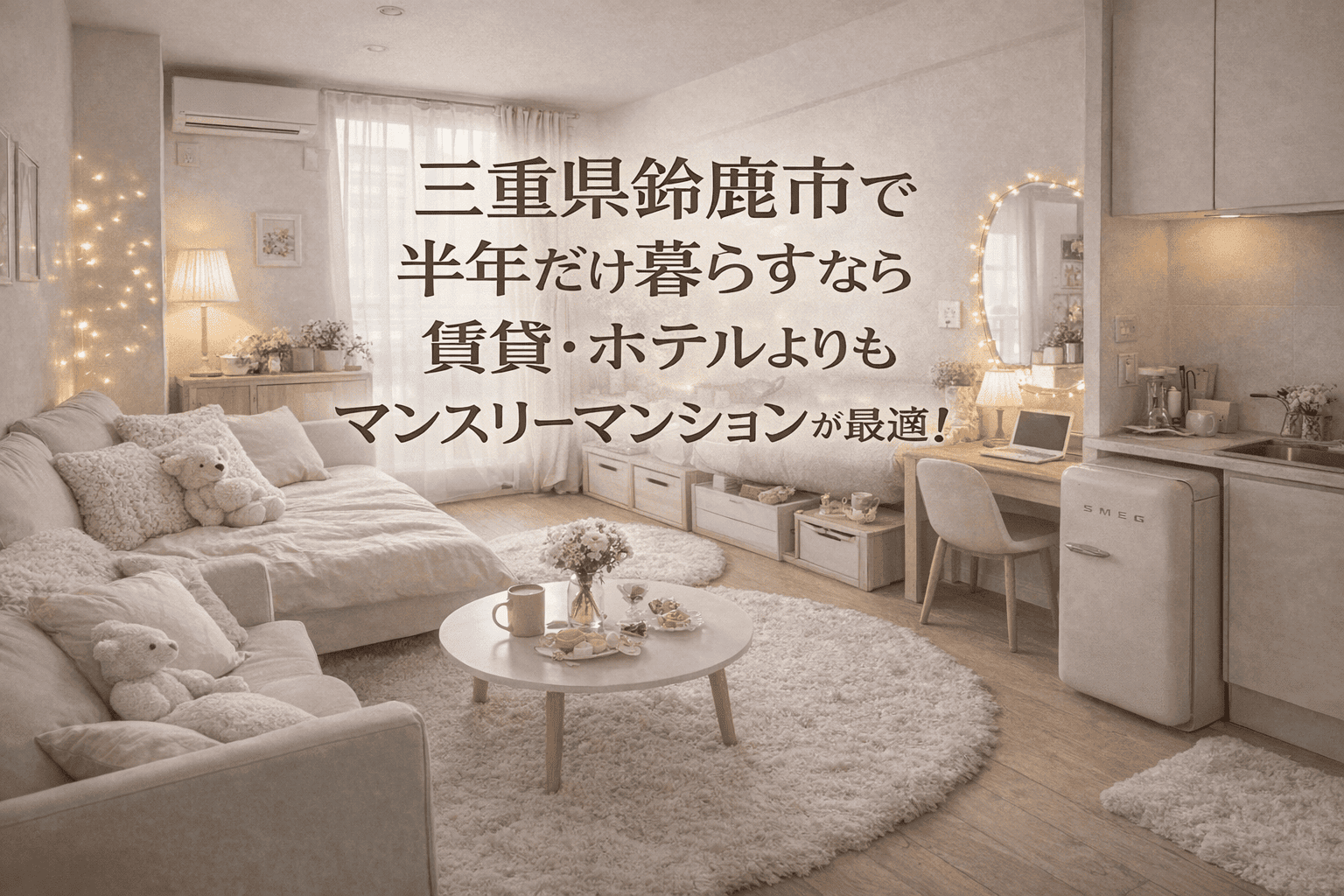 【三重県鈴鹿市】半年だけ住むなら？賃貸・ホテル・マンスリーマンションを徹底比較